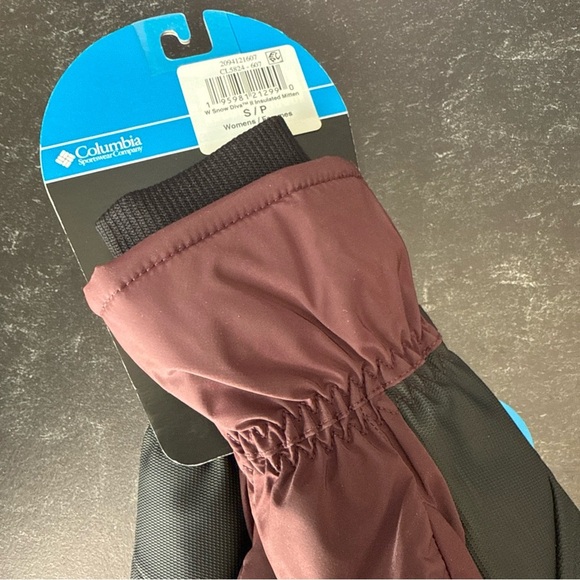 Colombia Women’s Snow Diva Insulated Mitten Maroon Size S NWT $50 - Picture 11 of 13